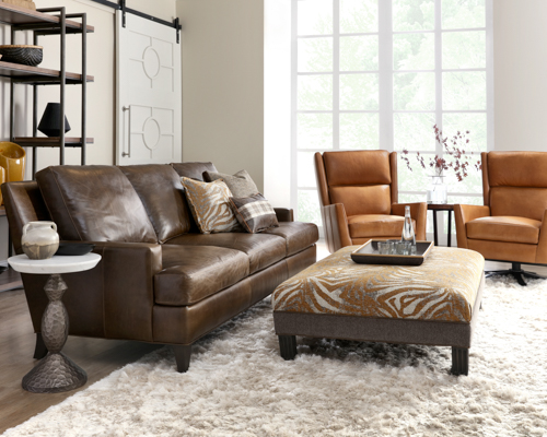 NC Furniture Manufacturer Bradington Young Living Room Setting